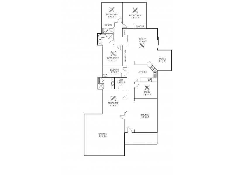 54 Stewart Terrace, Naracoorte SA 5271 Floorplan