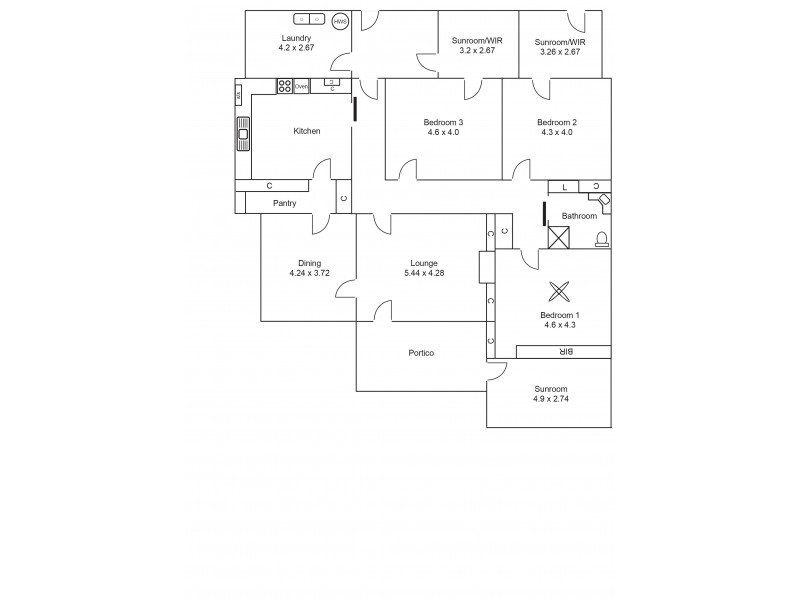 44 Sandstone Avenue, Naracoorte SA 5271 Floorplan