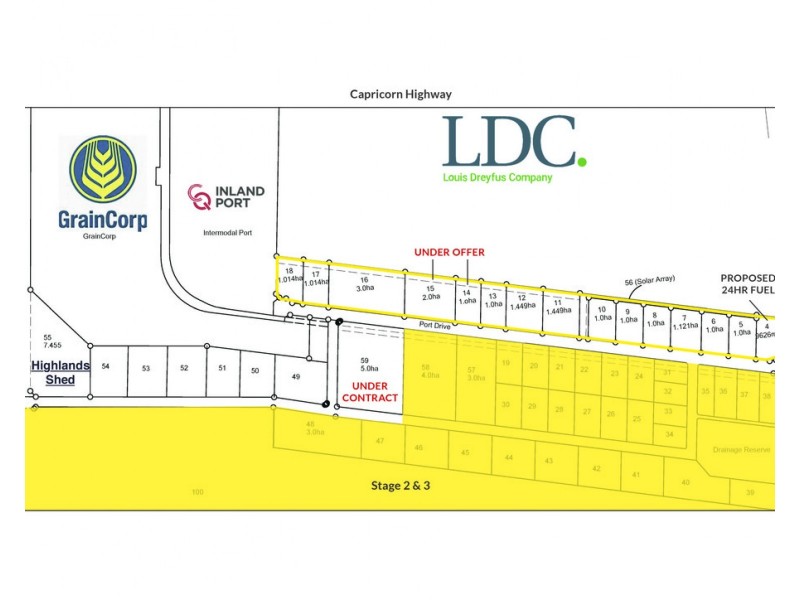CQ INLAND PORT Port Drive Bonnie Doon Road, Emerald QLD 4720