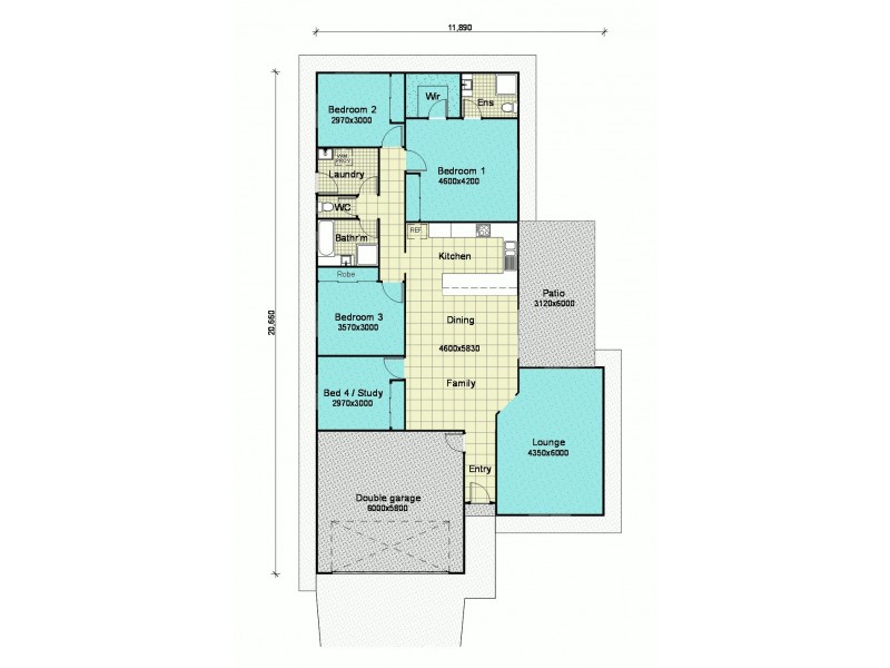 26 Lakeside Drive, Emerald QLD 4720 Floorplan