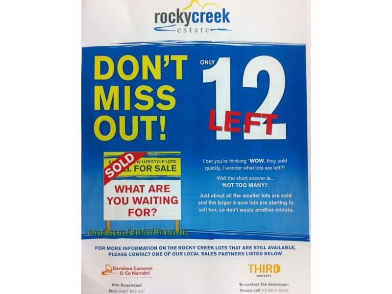 Rocky Creek Estate, Narrabri NSW 2390