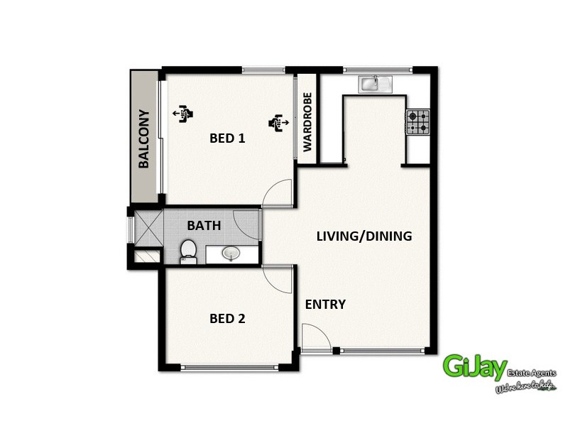 1/7 Durack St, Moorooka QLD 4105 Floorplan