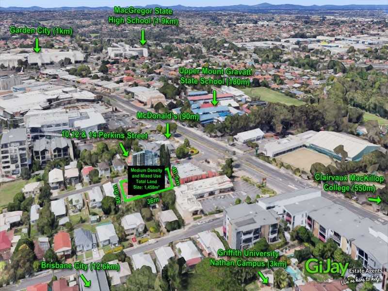10, 12 and 14 Perkins Street, Upper Mount Gravatt QLD 4122