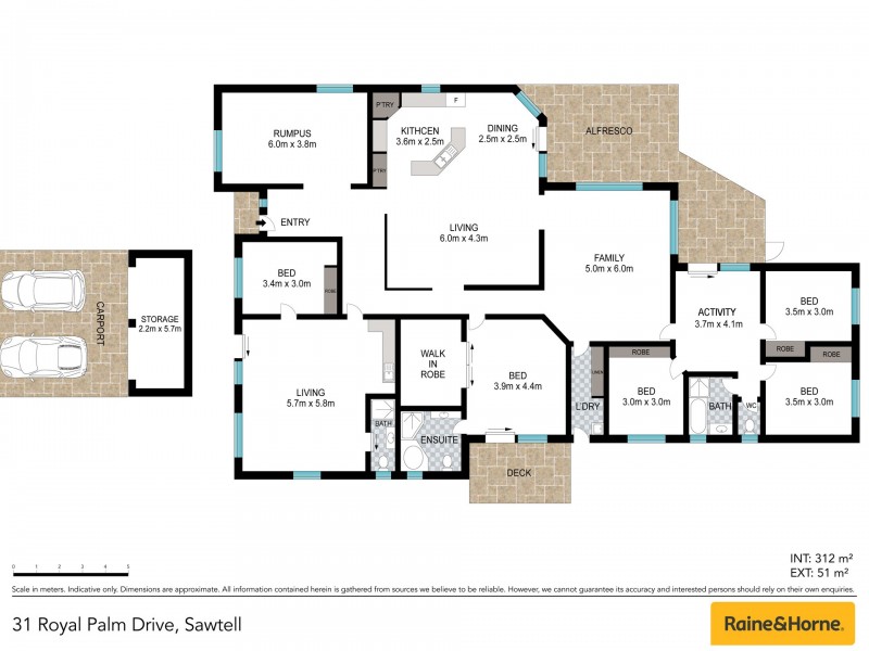 31 Royal Palm Drive, Sawtell NSW 2452 Floorplan