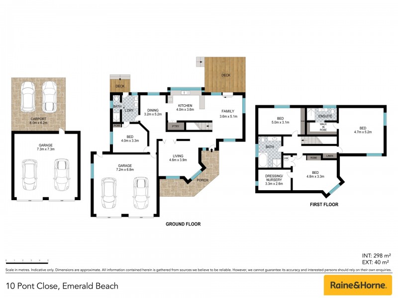 10 Pont Close, Emerald Beach NSW 2456 Floorplan