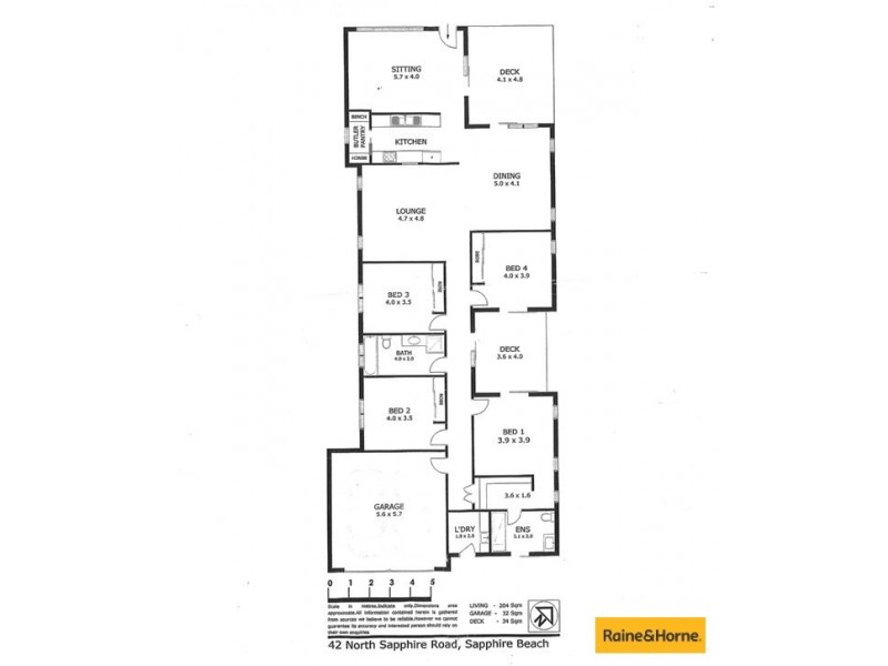 42 North Sapphire Road, Sapphire Beach NSW 2450