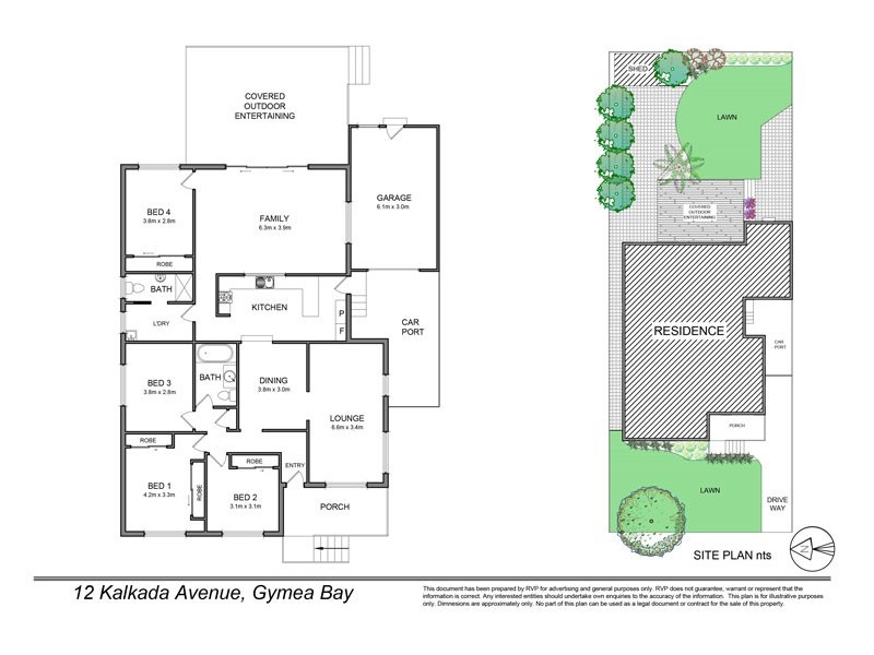 12 Kalkada Avenue, Gymea Bay NSW 2227 Floorplan