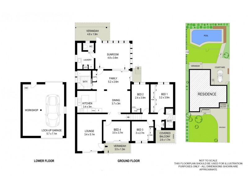 4 Waterview Ave, Caringbah South NSW 2229 Floorplan