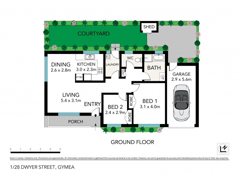 1/28 Dwyer Street, Gymea NSW 2227 Floorplan