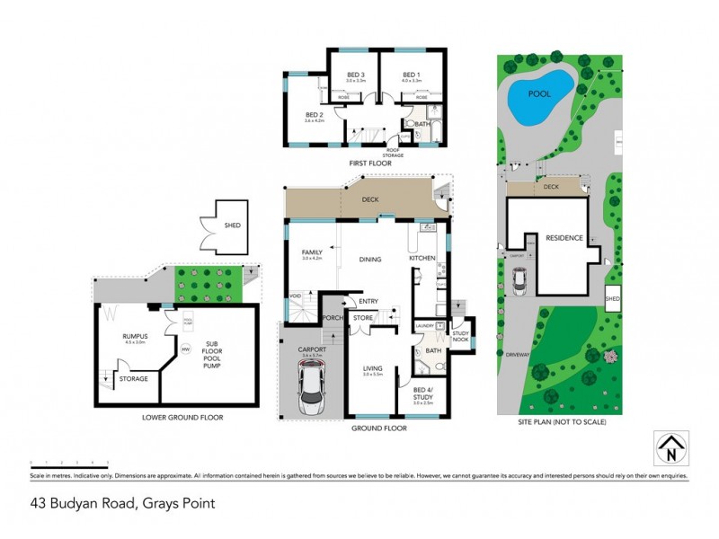 43 Budyan Rd, Grays Point NSW 2232 Floorplan