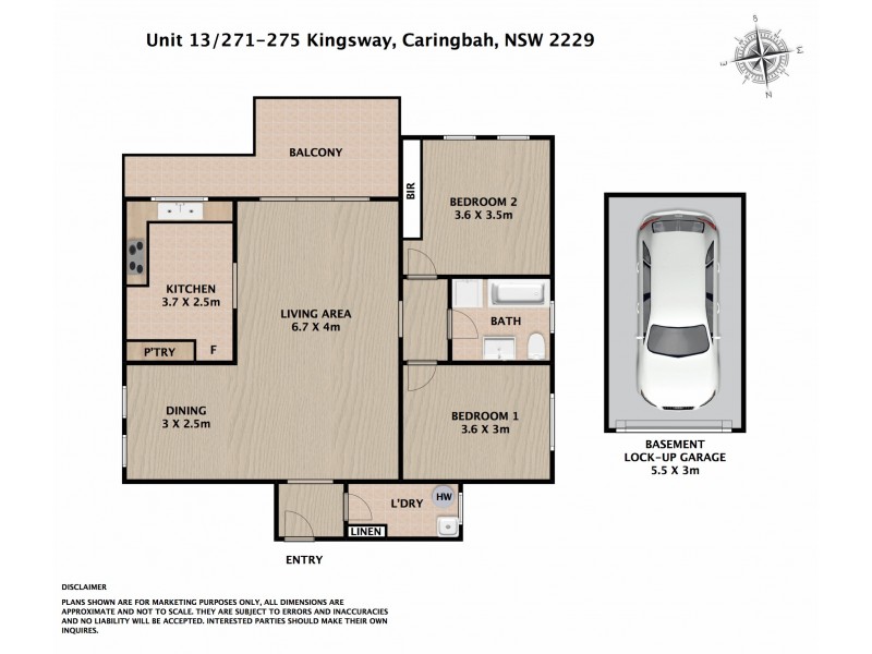 13/271-275 Kingsway, Caringbah NSW 2229 Floorplan