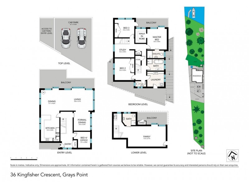 36 Kingfisher Crescent, Grays Point NSW 2232 Floorplan