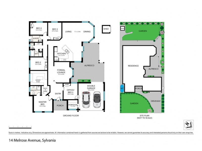 14 Melrose Ave, Sylvania NSW 2224 Floorplan