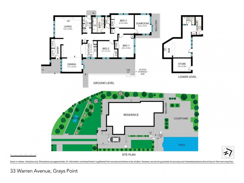 33 Warren Avenue, Grays Point NSW 2232 Floorplan