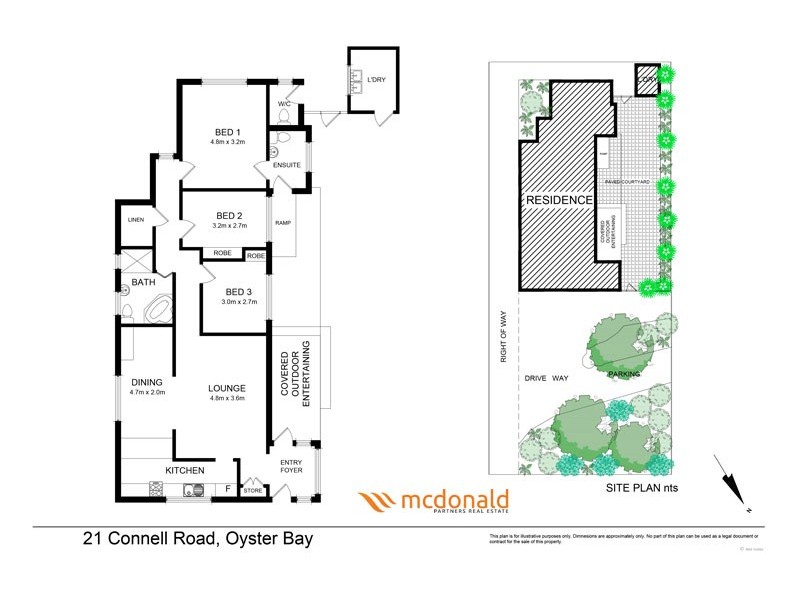 21 Connell Road, Oyster Bay NSW 2225 Floorplan