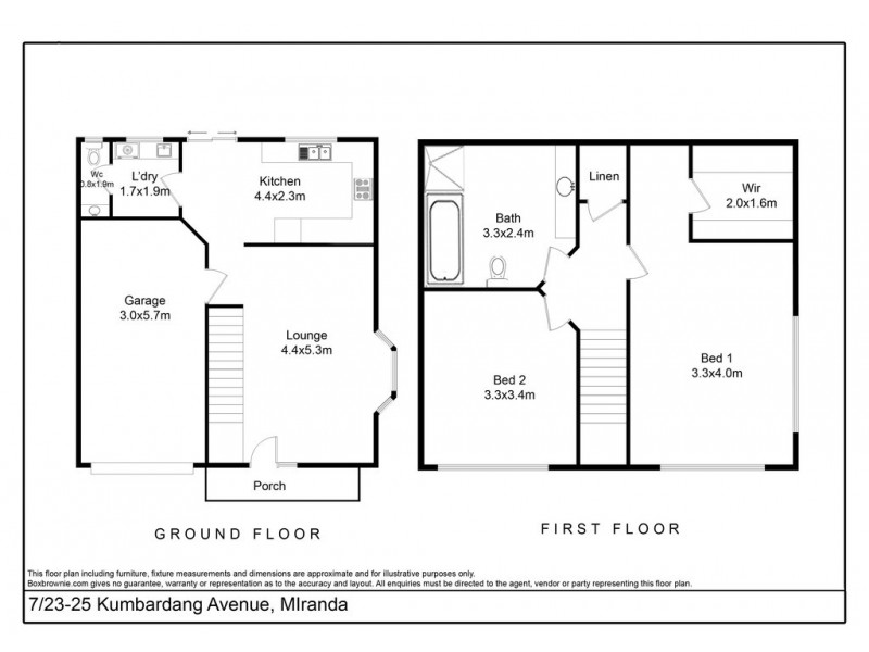 7/23-25 Kumbardang Avenue, Miranda NSW 2228 Floorplan