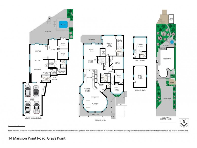 14 Mansion Point Road, Grays Point NSW 2232 Floorplan