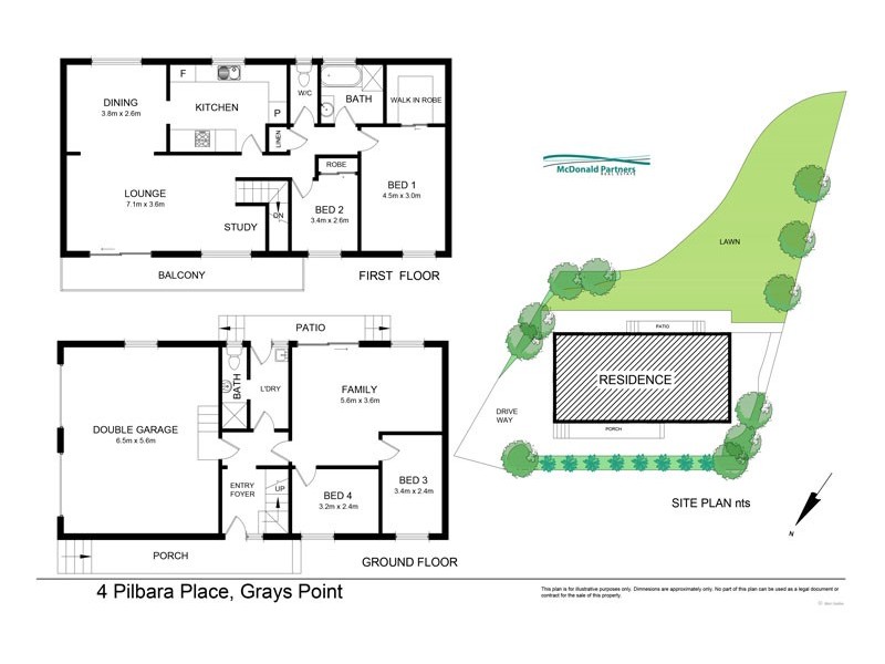 4 Pilbara Place, Grays Point NSW 2232 Floorplan