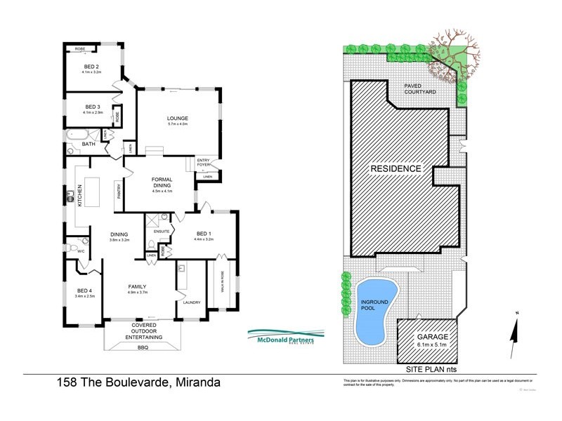 158 The Boulevarde, Miranda NSW 2228 Floorplan