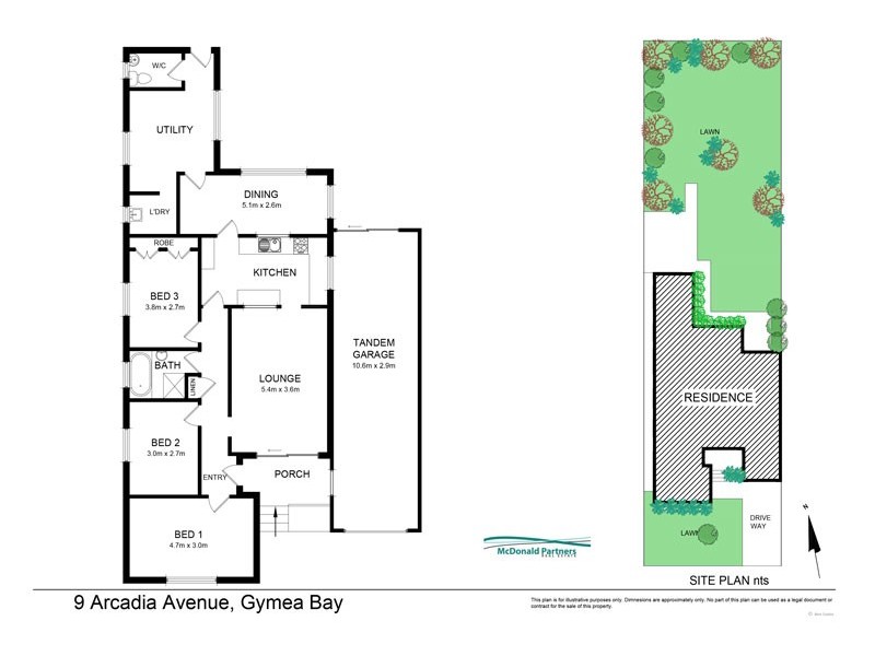 9 Arcadia Avenue, Gymea Bay NSW 2227 Floorplan