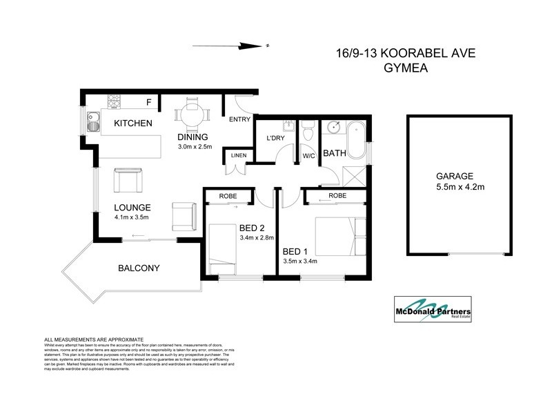 16/9-13 Koorabel Avenue, Gymea NSW 2227 Floorplan