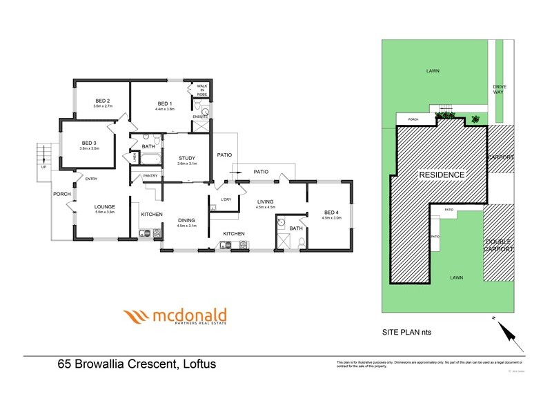 65 Browallia Crescent, Loftus NSW 2232 Floorplan