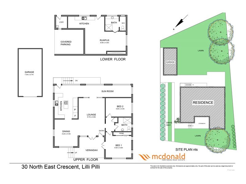 30 North East Crescent, Lilli Pilli NSW 2229 Floorplan