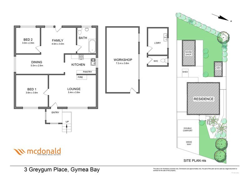 3 Greygum Place, Gymea Bay NSW 2227 Floorplan