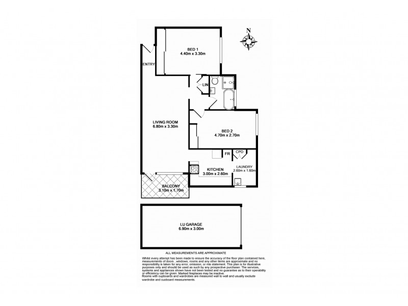 8/711 Kingsway, Gymea NSW 2227 Floorplan