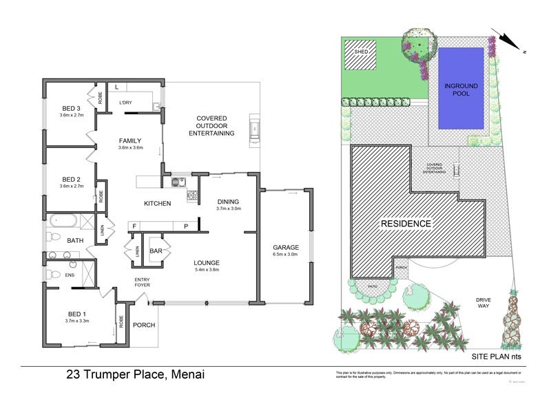 23 Trumper Place, Menai NSW 2234 Floorplan