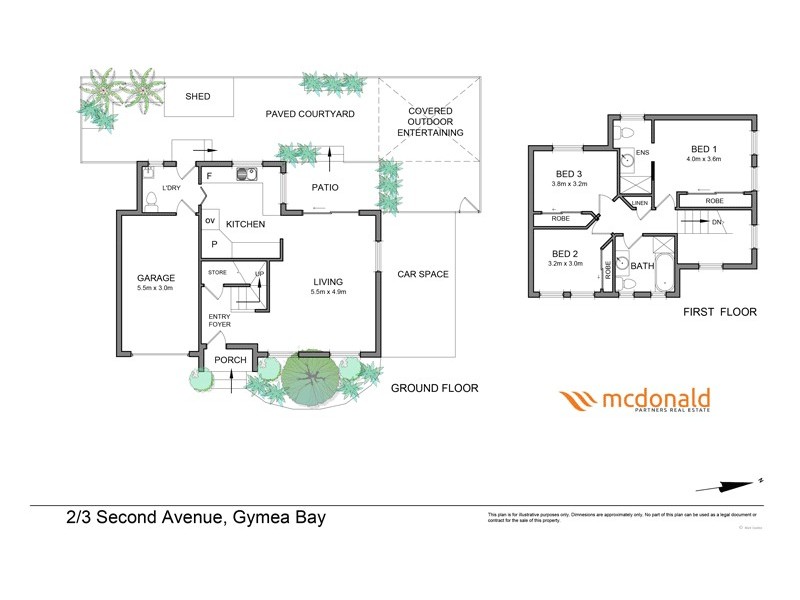 2/1-3 Second Avenue, Gymea Bay NSW 2227 Floorplan