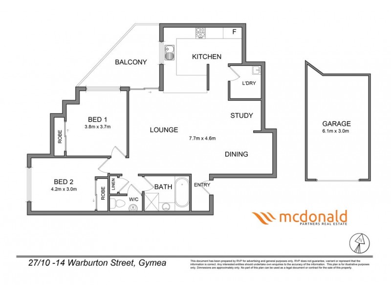 27/10-14 Warburton St, Gymea NSW 2227 Floorplan