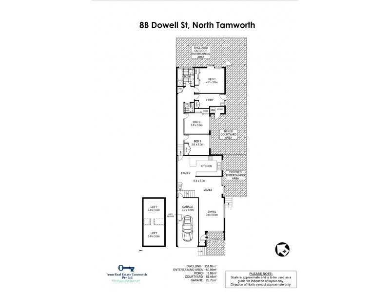8B Dowell Avenue, Tamworth NSW 2340 Floorplan