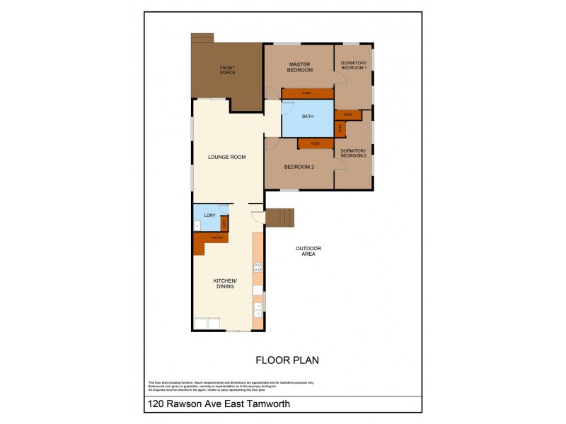 120 RAWSON AVENUE, Tamworth NSW 2340 Floorplan