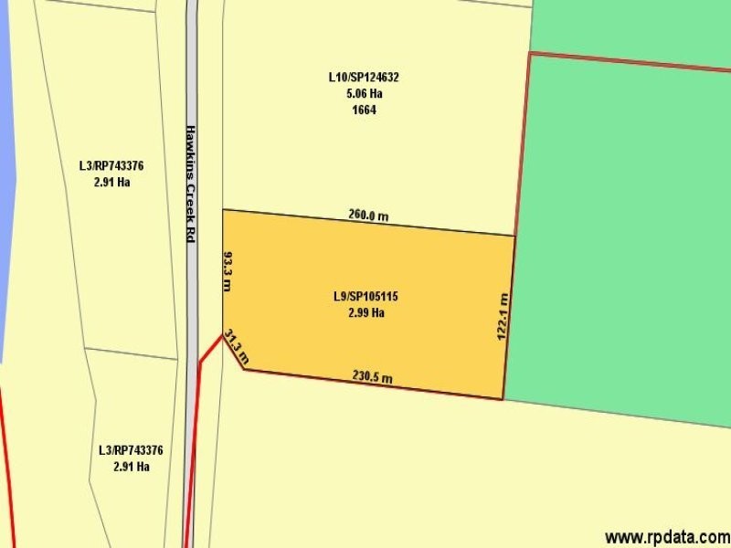 . Hawkins Creek, Hawkins Creek QLD 4850