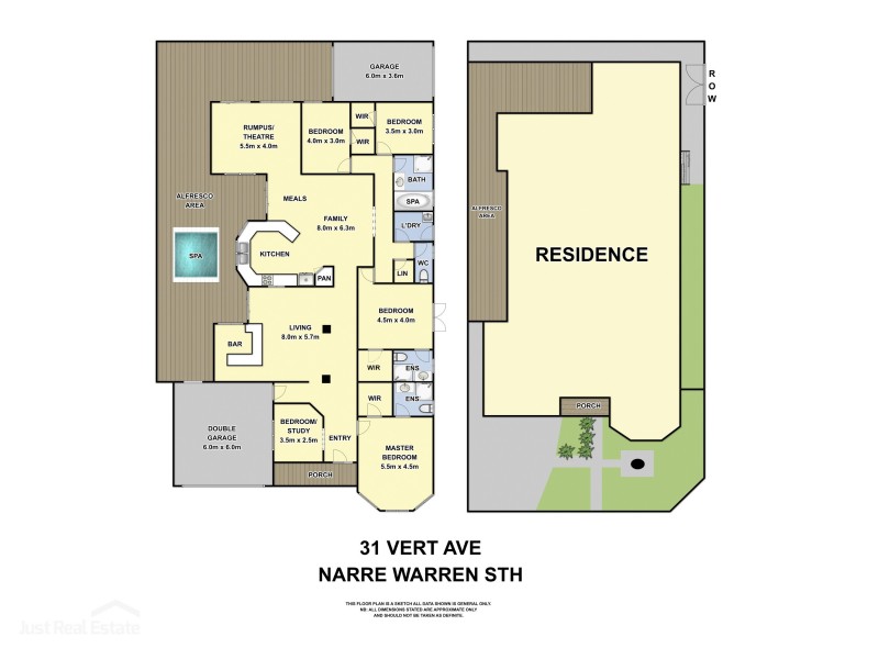 31 Vert Avenue, Narre Warren South VIC 3805 Floorplan