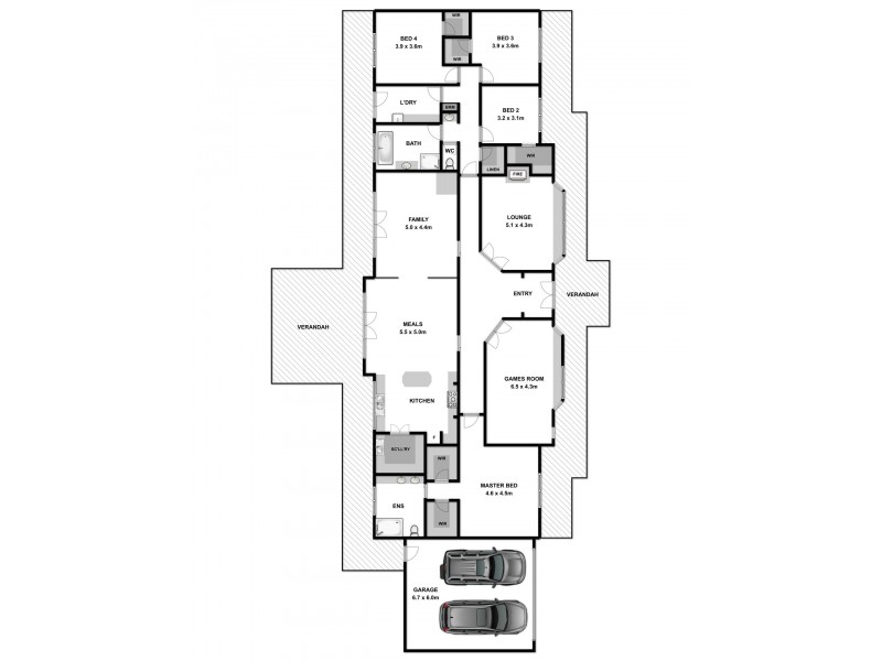 50 Parish Road, Iona VIC 3815 Floorplan