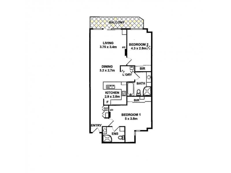 7/17 Colley Terrace, Glenelg SA 5045 Floorplan