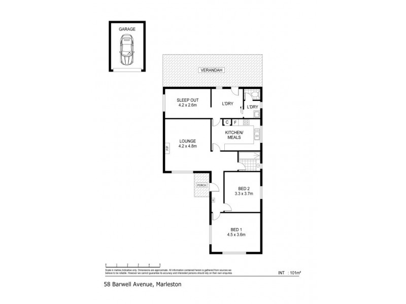 58 Barwell Avenue, Marleston SA 5033 Floorplan