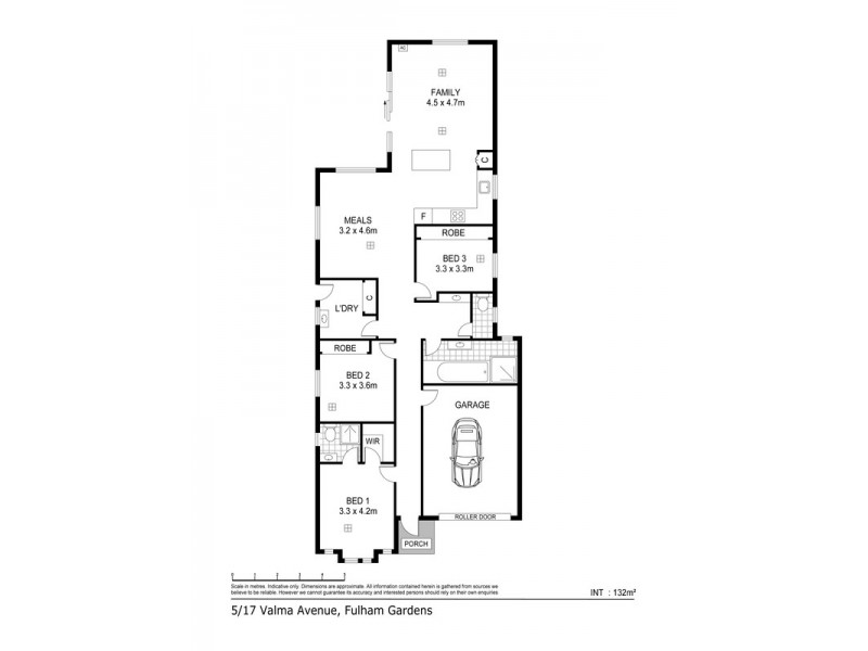 17 Valma Avenue, Fulham Gardens SA 5024 Floorplan
