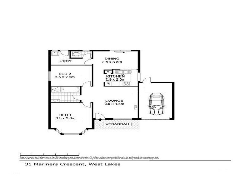 4/31 Mariners Crescent, West Lakes SA 5021 Floorplan