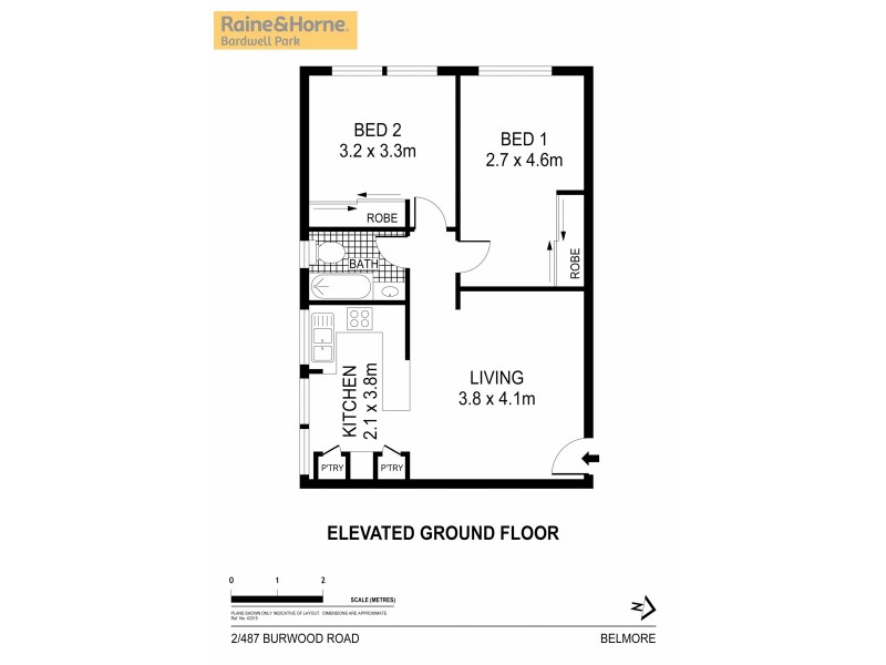 2/487 Burwood Road, Belmore NSW 2192 Floorplan