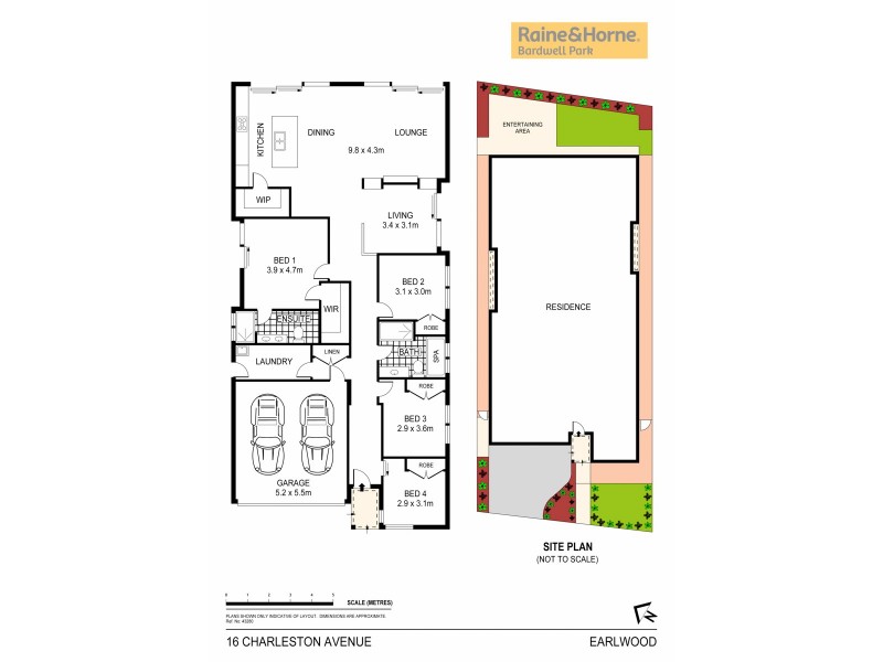16 Charleston Avenue, Earlwood NSW 2206 Floorplan