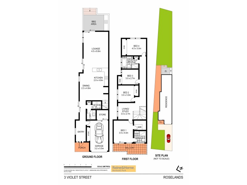 3B Violet Street, Roselands NSW 2196 Floorplan