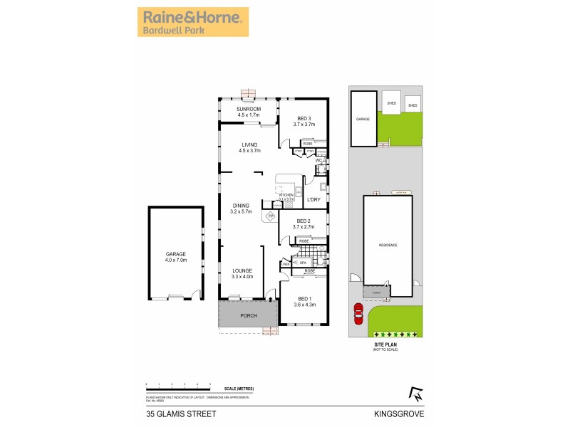 35 Glamis Street, Kingsgrove NSW 2208 Floorplan