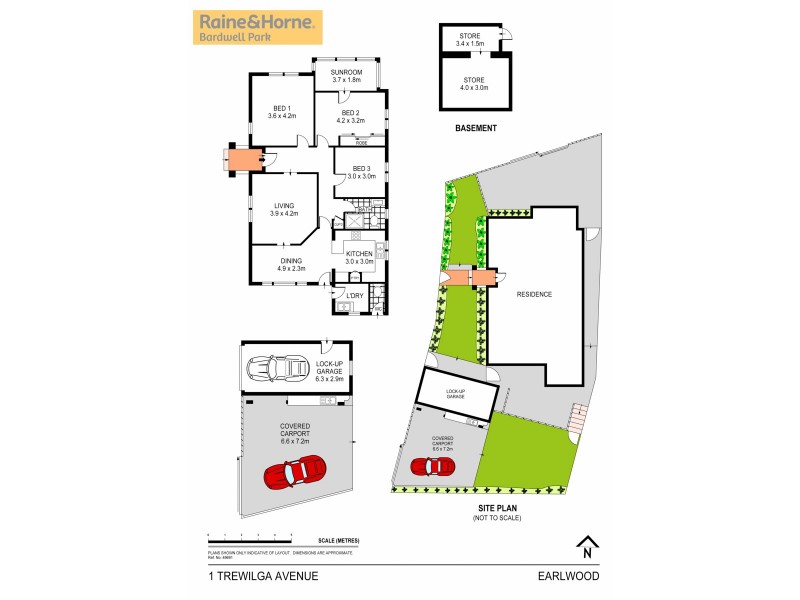 1 Trewilga Avenue, Earlwood NSW 2206 Floorplan
