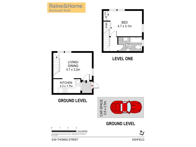 2/49 Thomas Street, Ashfield NSW 2131 Floorplan