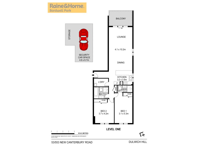 53/553 New Canterbury Road, Dulwich Hill NSW 2203 Floorplan