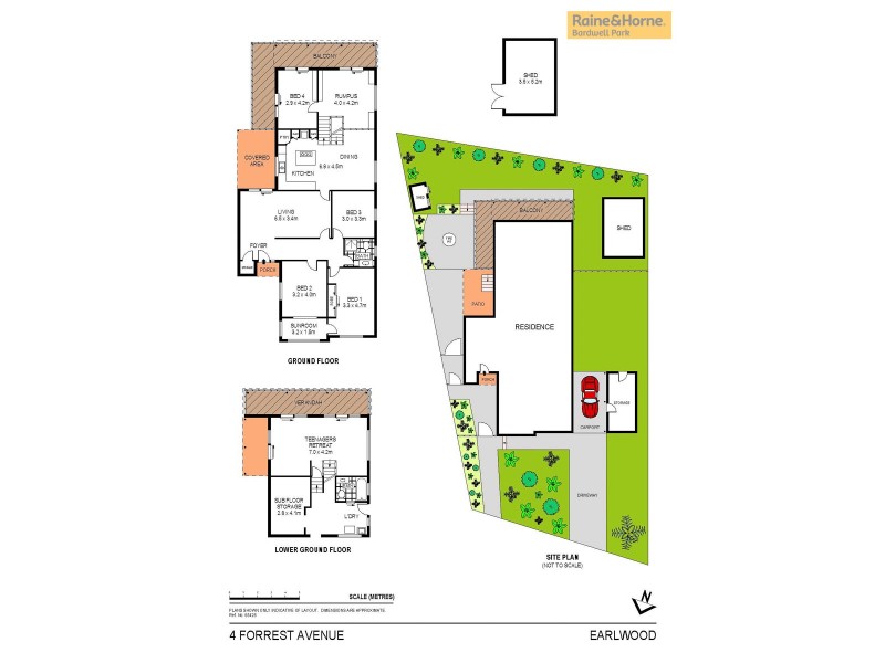4 Forrest Avenue, Earlwood NSW 2206 Floorplan