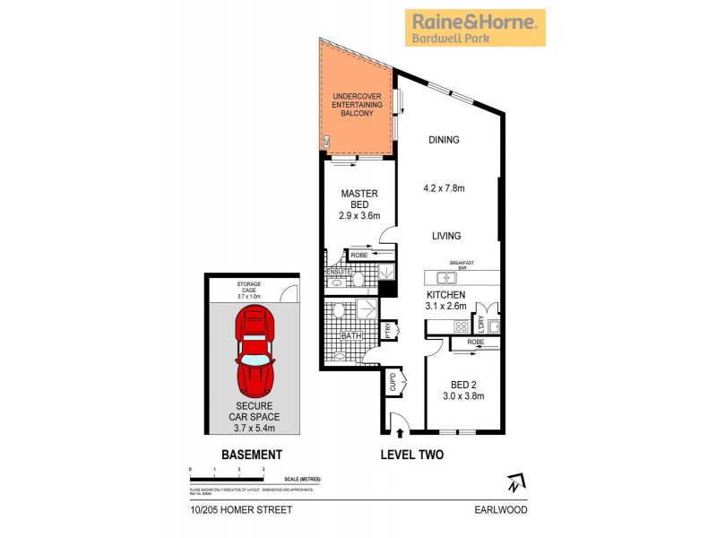 10/205 Homer Street, Earlwood NSW 2206 Floorplan